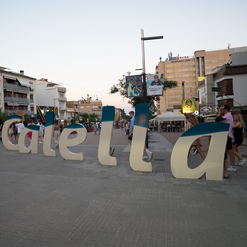 Fussgängerzone in Callela