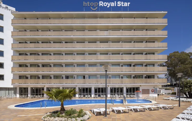 Das schöne Hotel Royal Star von außen
